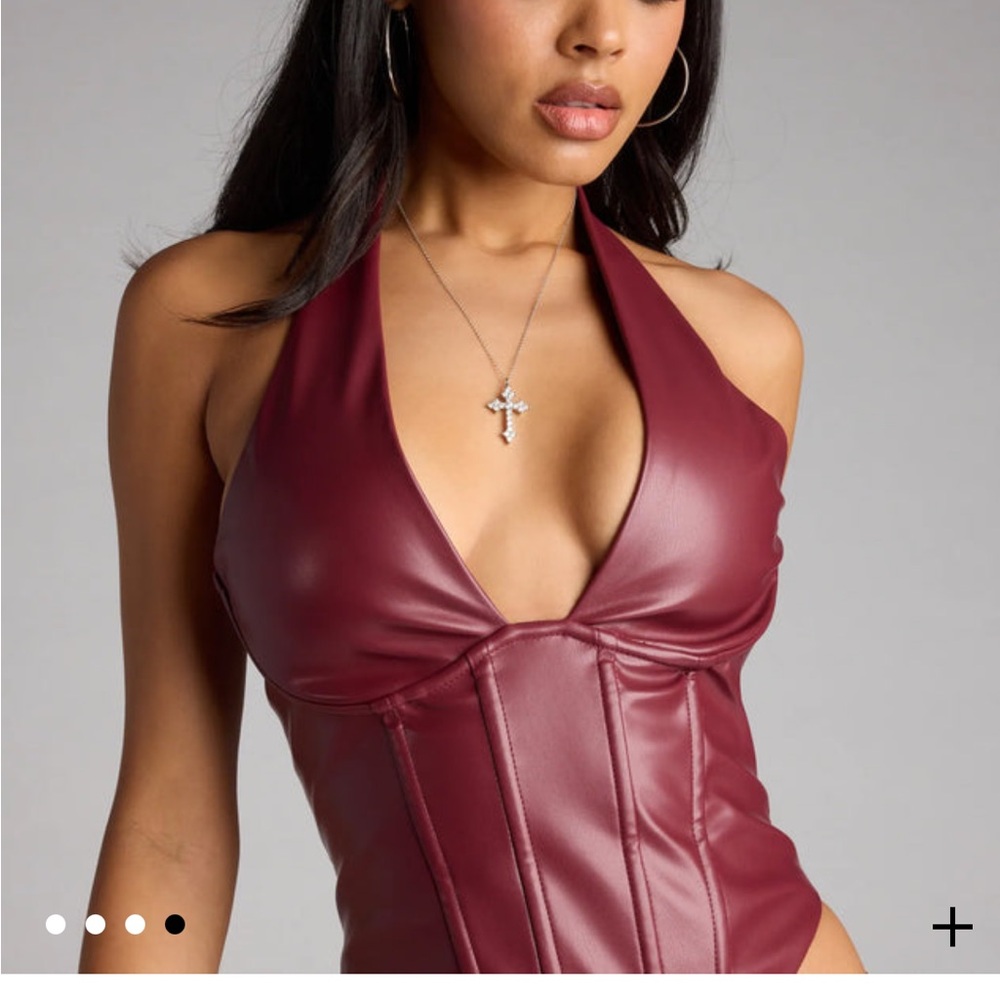 Undeniable Flair Halter Corset Top